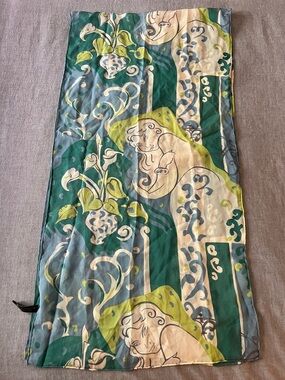 Vintage Matisse inspired long silk scarf